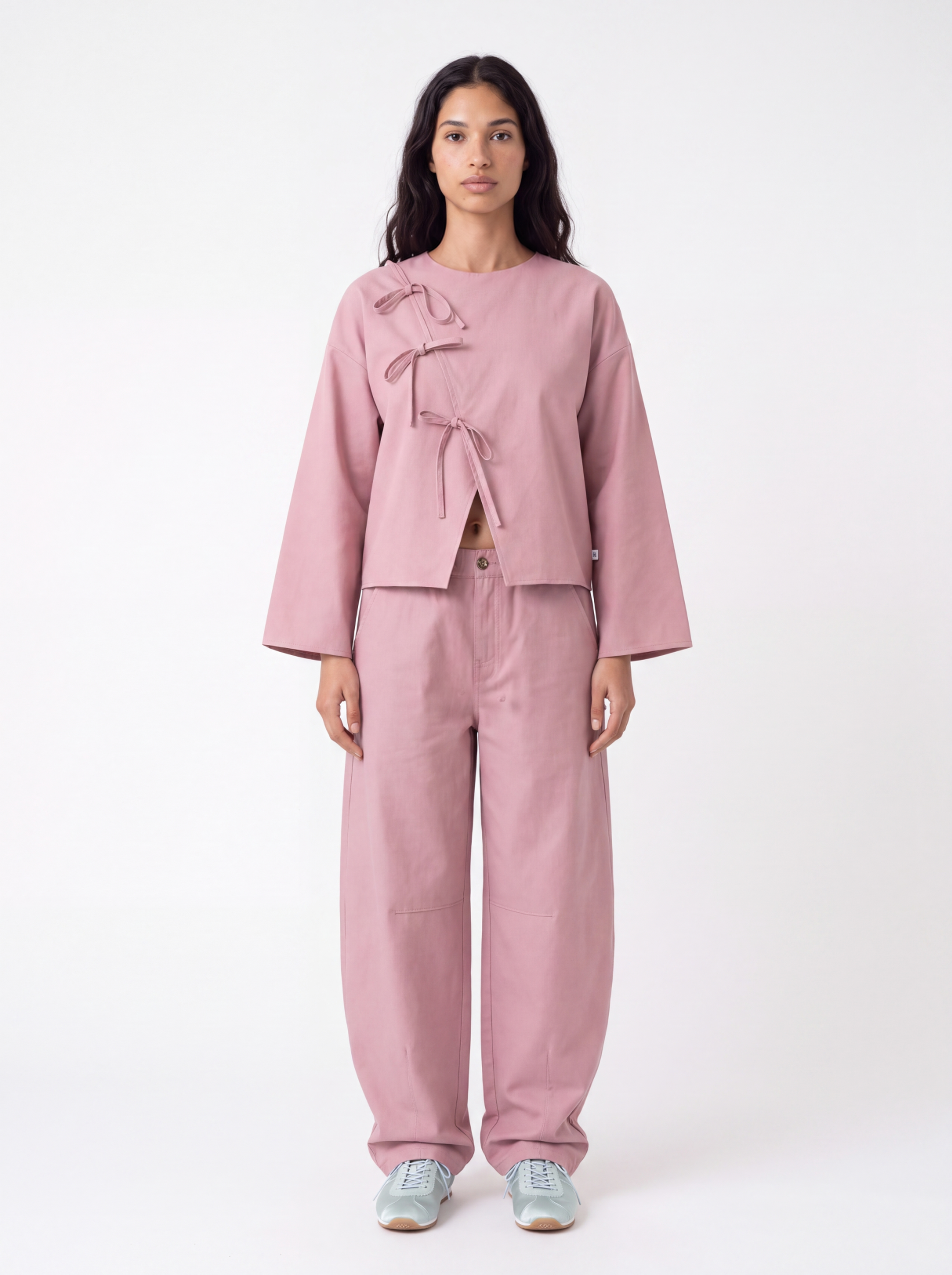 Relaxed Trousers – Horseshoe Fit –  Bubble Pink Polo