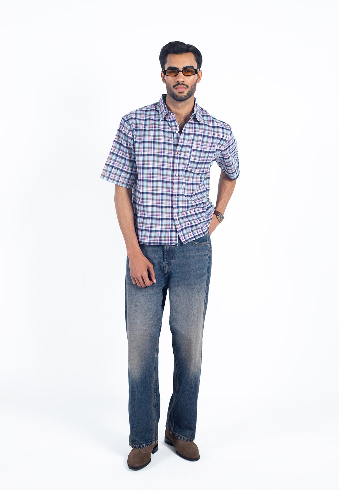 Tom Fit - Cropped Boxy Half Sleeves