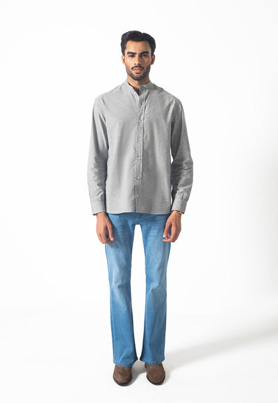 DAVID FIT - MANDARIN COLLAR