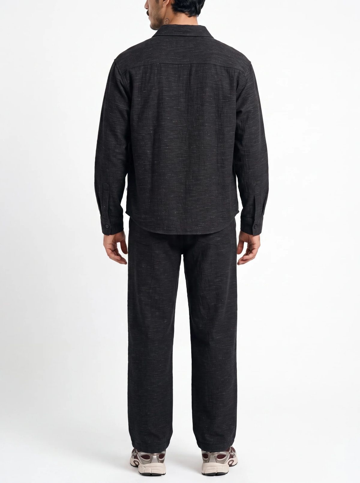 Relaxed Trouser – Comrade Fit – Black Linen