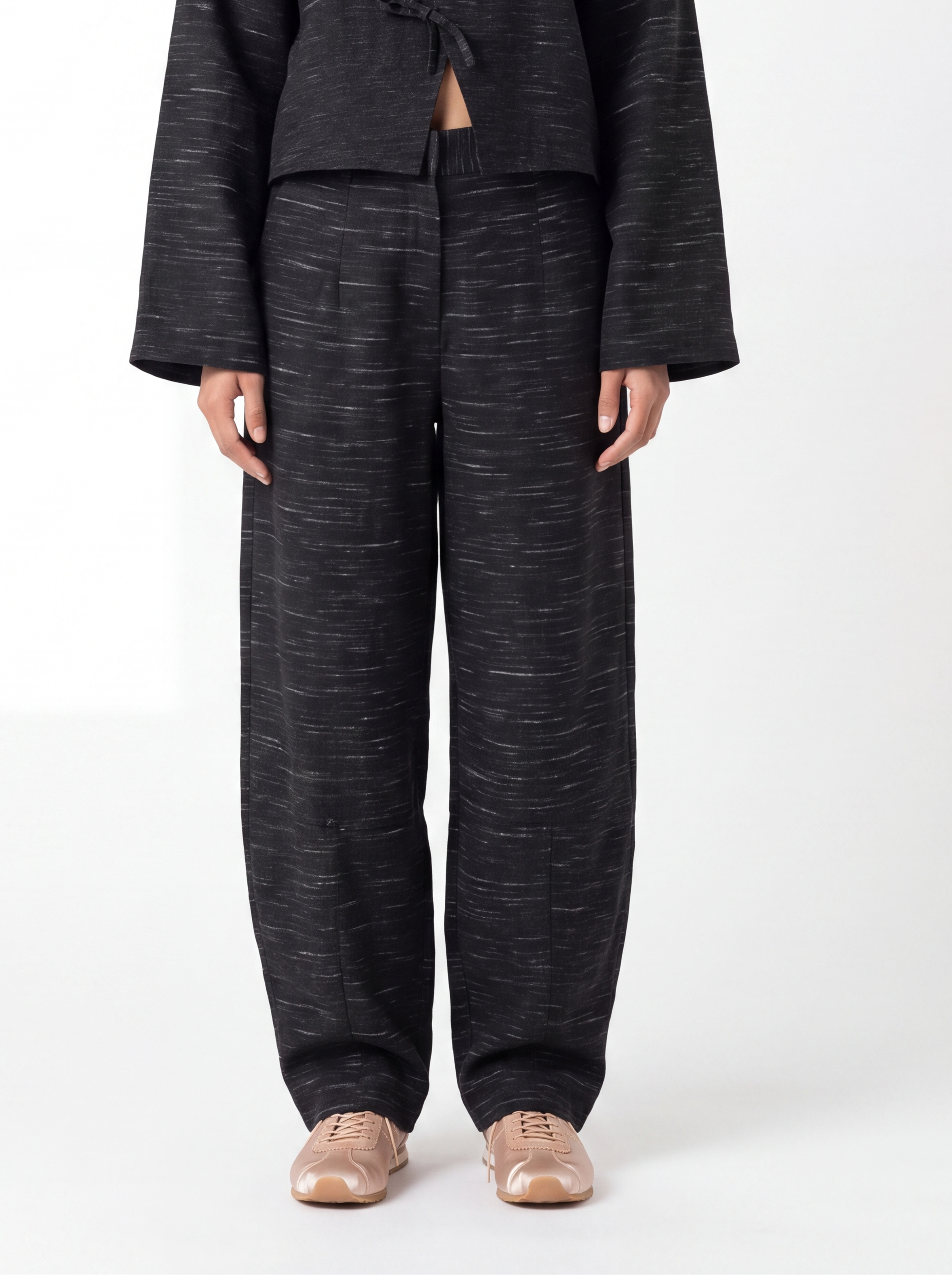 Cape Shirt – Dia Fit – Black Linen