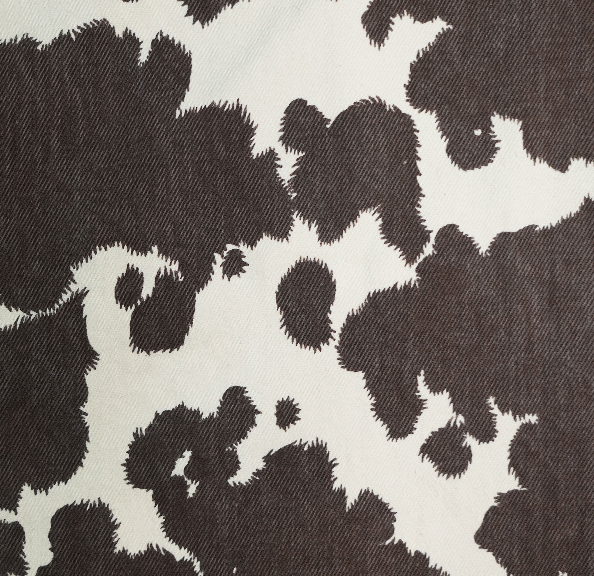 Cow Print Baggy Jeans