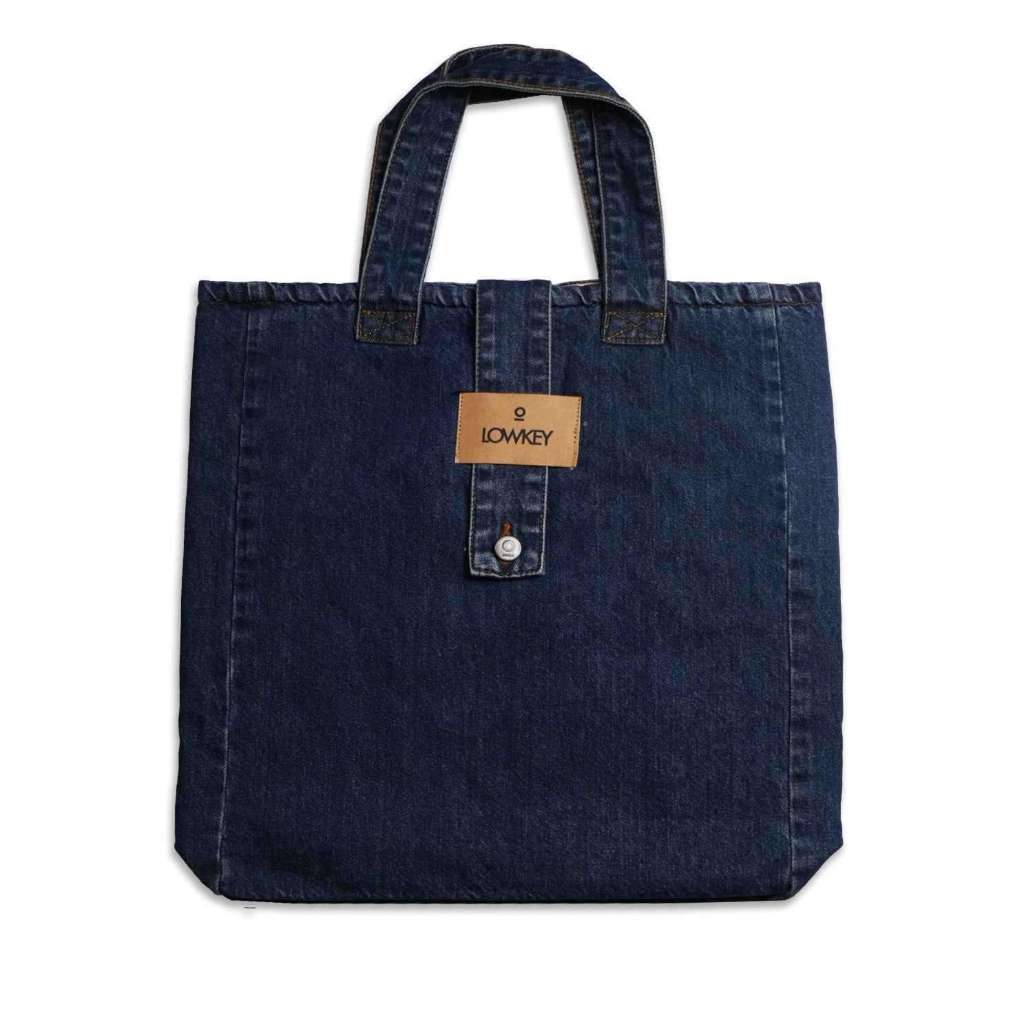 Liberty Tote Bag-Dark Wash