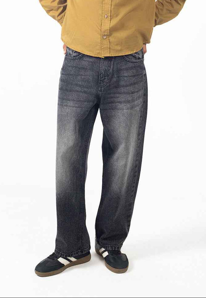 Dan Fit – Black Baggy Jeans