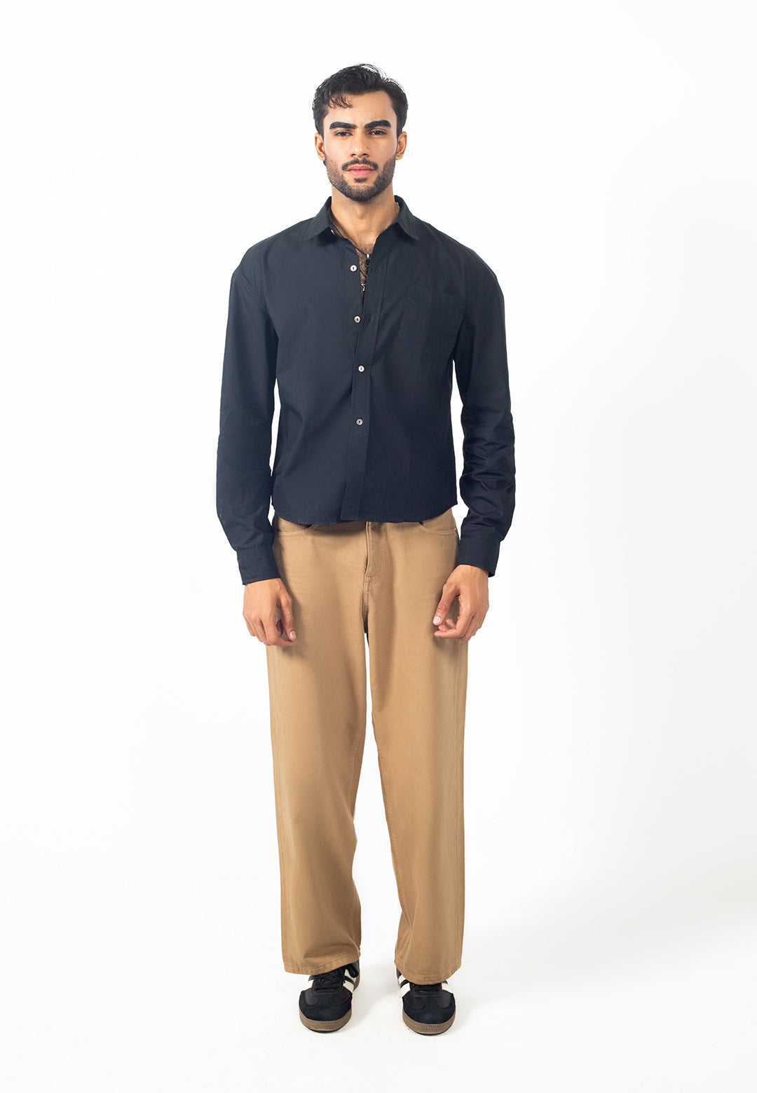 Cruze Fit - Full Sleeves Crop Shirt