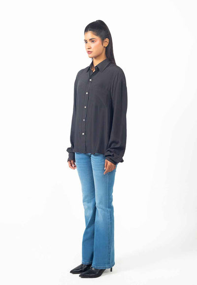 Cruze Fit - Full Sleeves Crop Shirt