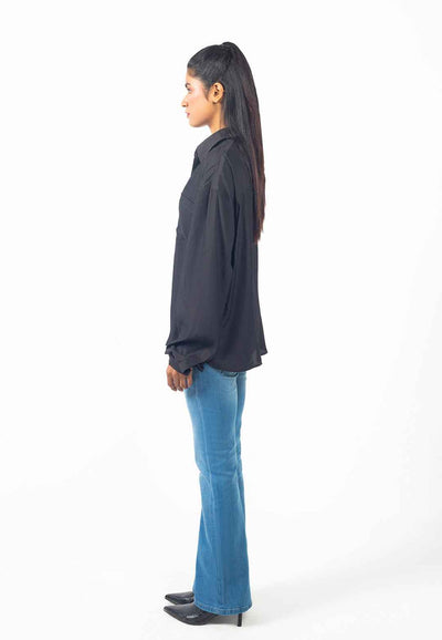 Cruze Fit - Full Sleeves Crop Shirt