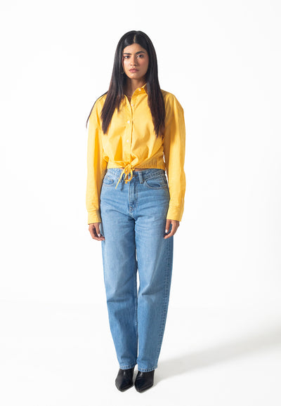 Mo Fit – Crop Tie-Up Shirt