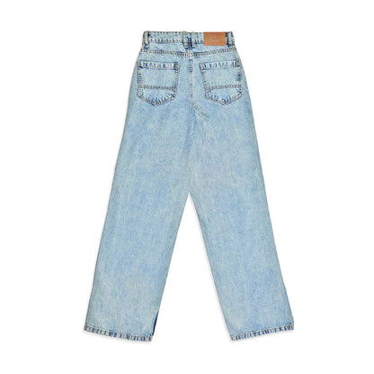 Y2K Statement Baggy Jeans (Light Wash)