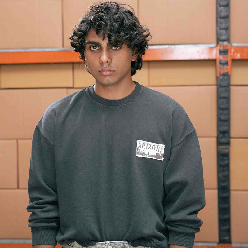 Concrete Arizona Crop Sweatshirt