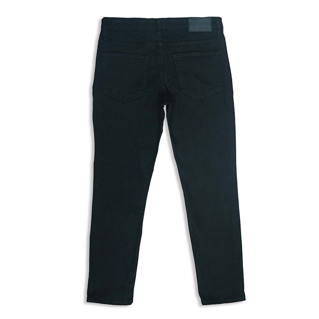 Black Rinse Slim Fit Jeans