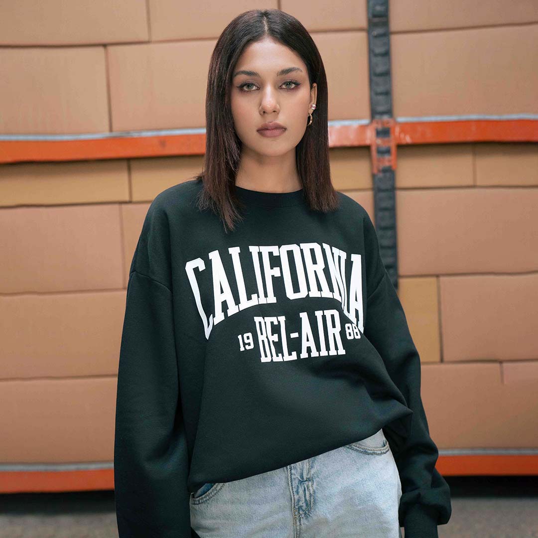 Women's Black California Bel-Air Sweatshirt