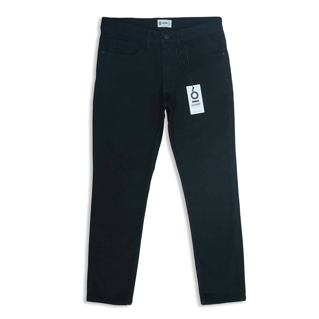 Black Rinse Slim Fit Jeans