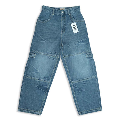 Embroidered Baggy Jeans