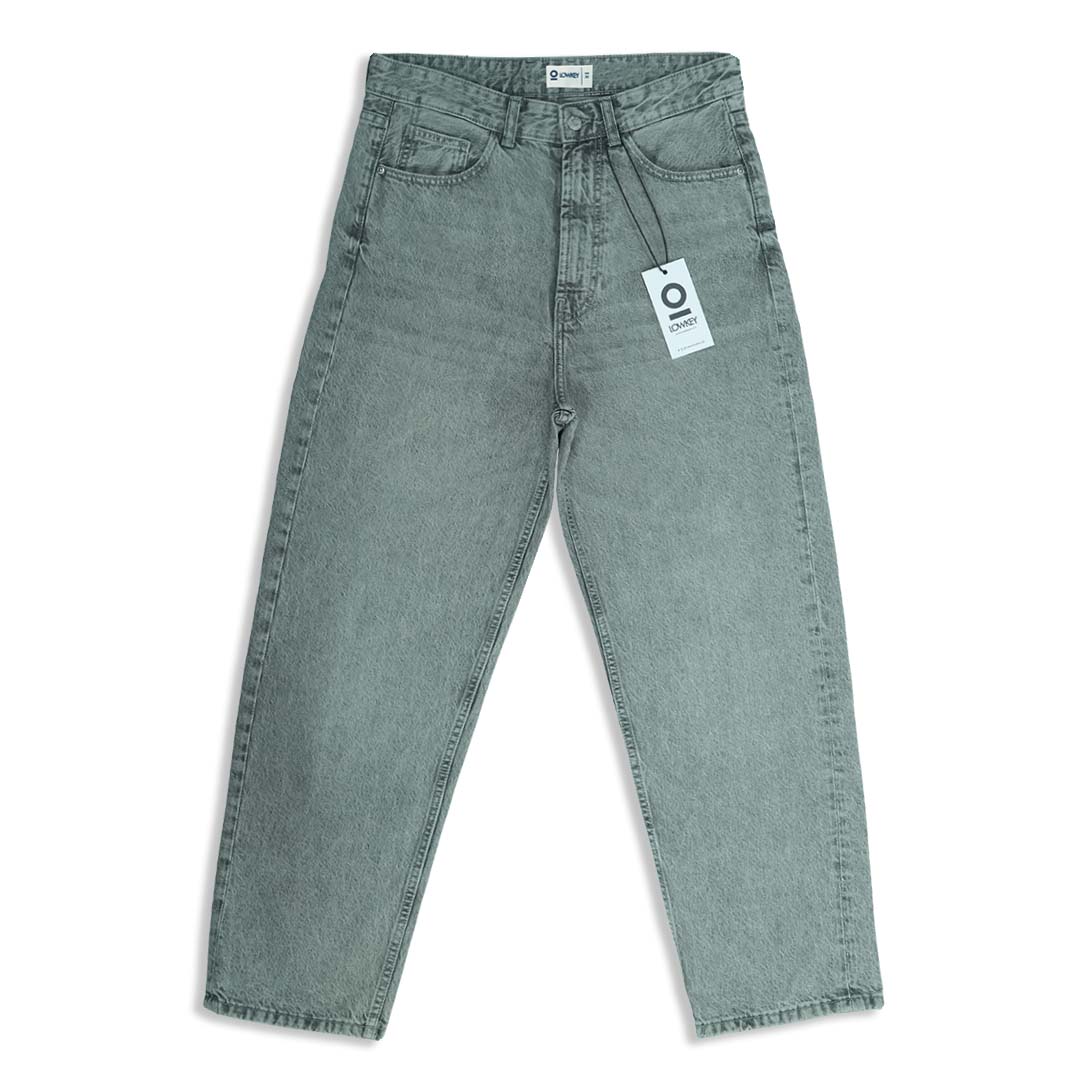 Tinted Grey Baggy Jeans