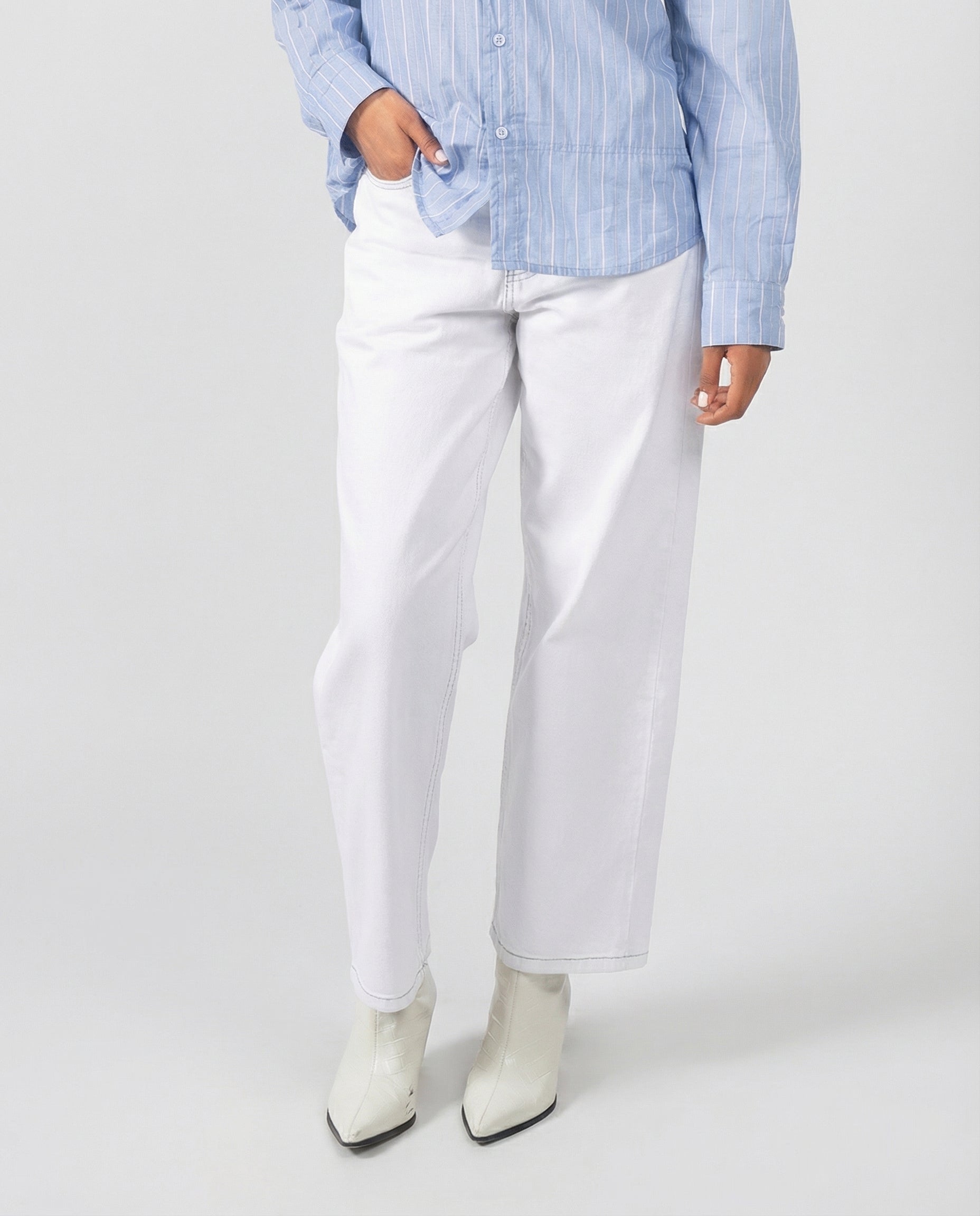 Dan Fit – Cloud Dancer Baggy Jeans