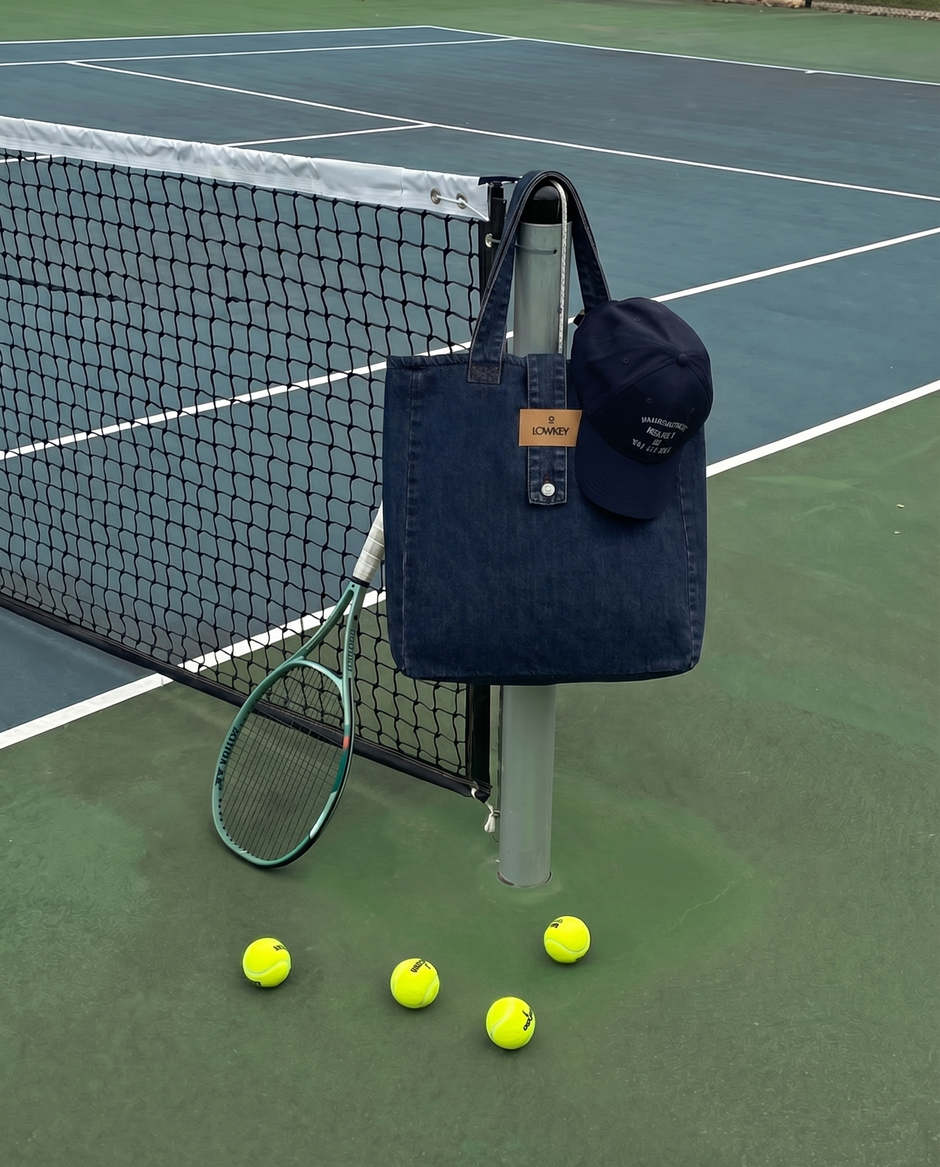 Liberty Tote Bag-Dark Wash