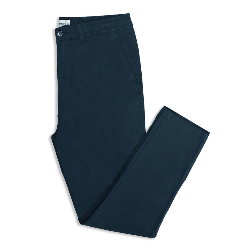Navy Matte Relax Pants